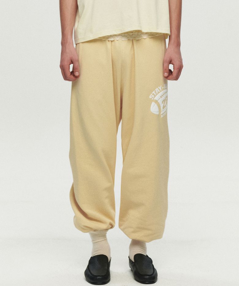 STAY UP SWEATPANTS (YELLOW)