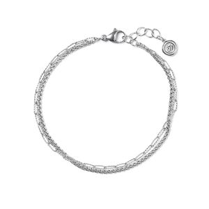 포인트 레이어드 슬림 더블체인팔찌 (C2503AC1321_SV)