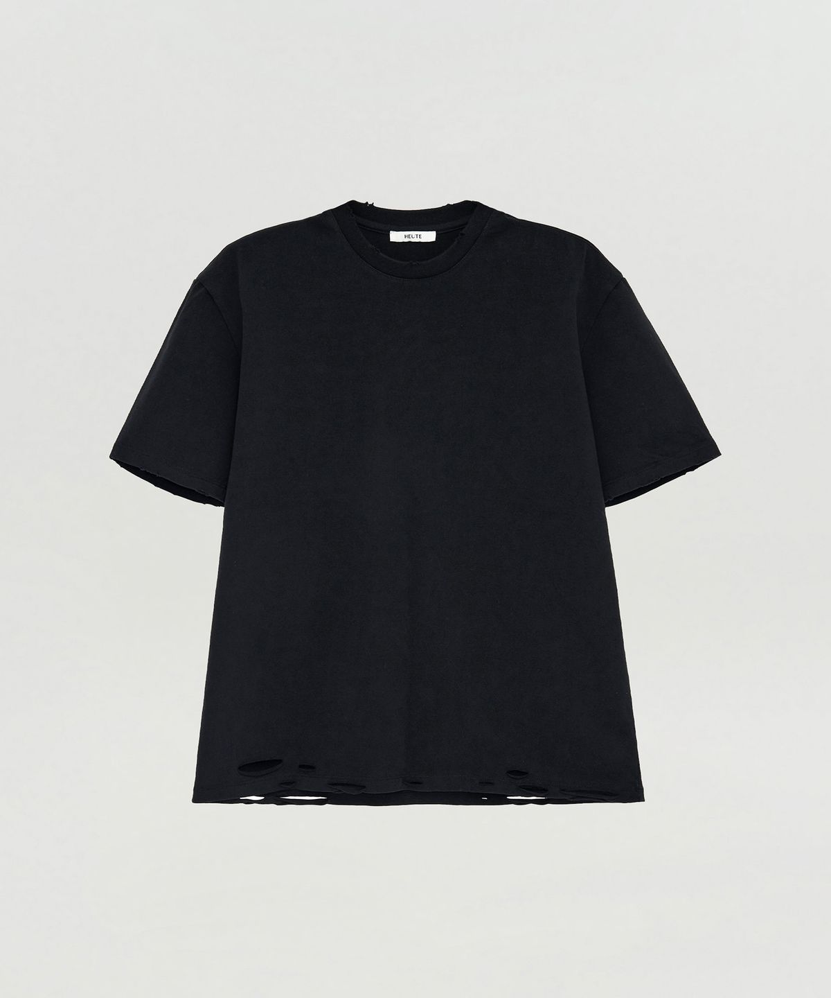 호이테(HEUTE) HET AGED T-SHIRT (BLACK)