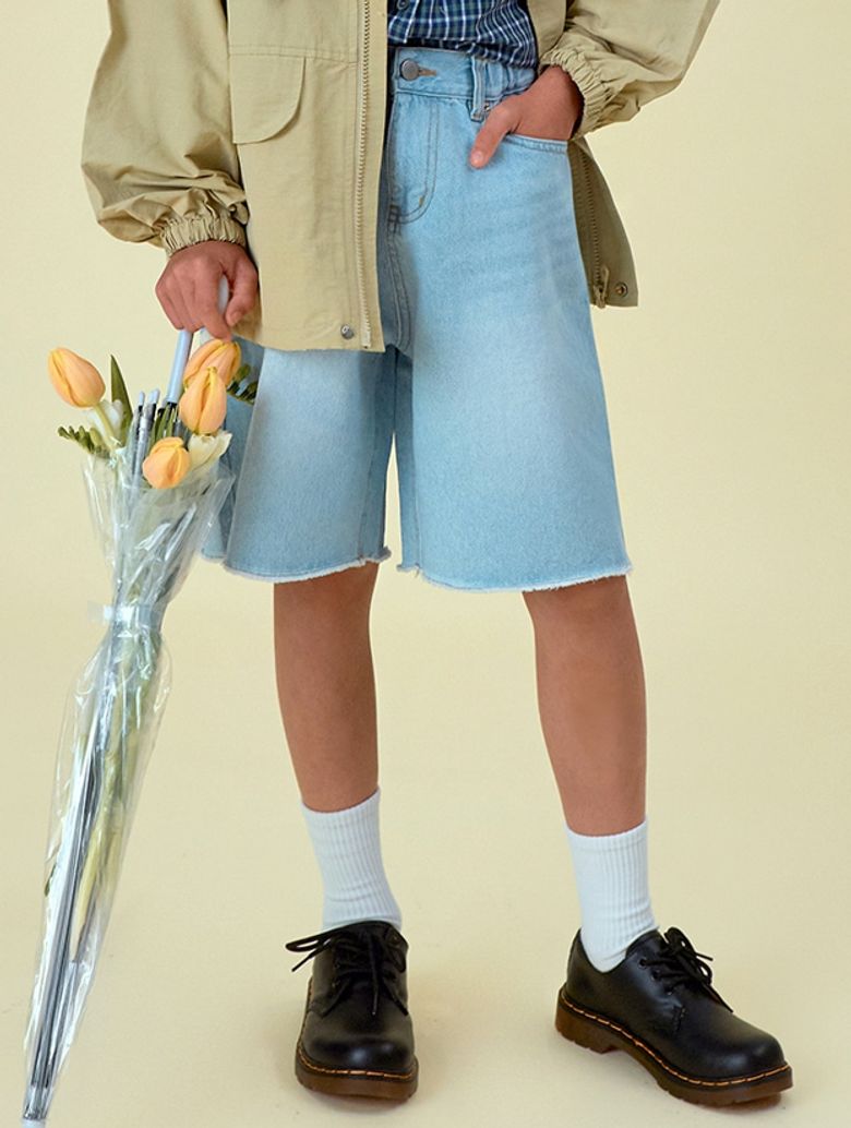 Denim shorts_right blue