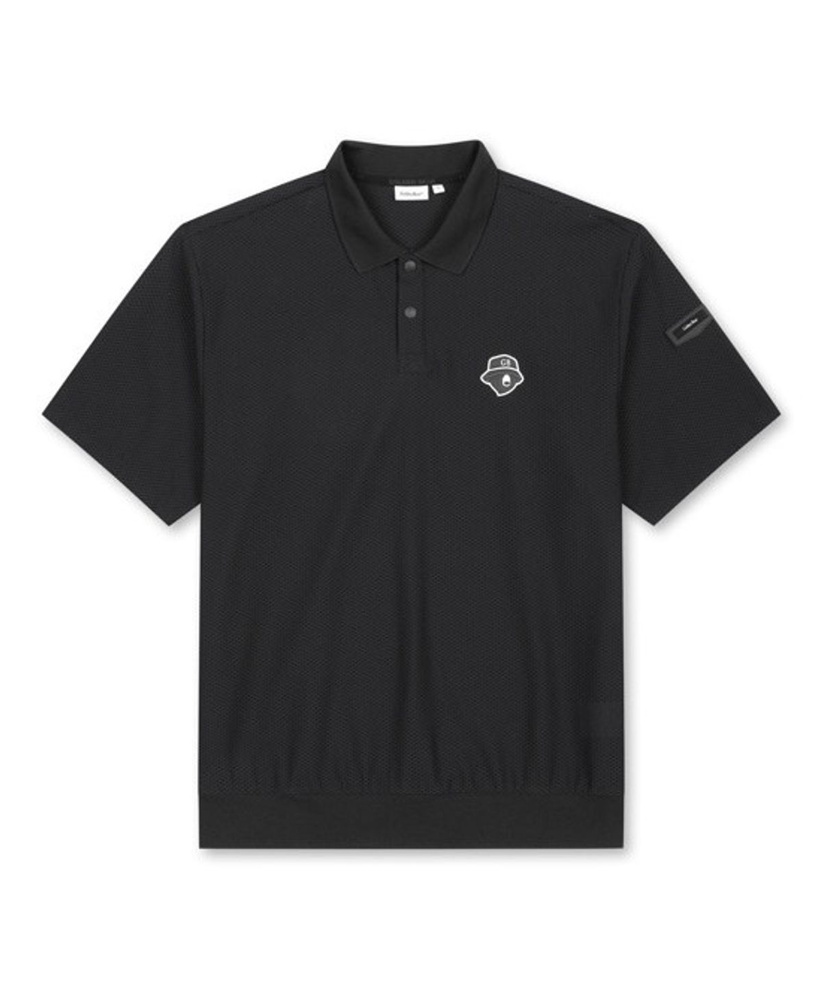 골든베어(GOLDEN BEAR) (M) Polo Collar Mesh T-Shirt G4TAM26251BKX