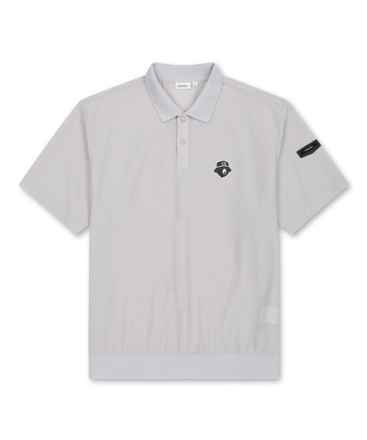 골든베어(GOLDEN BEAR) (M) Polo Collar Mesh T-Shirt G4TAM26251GYL