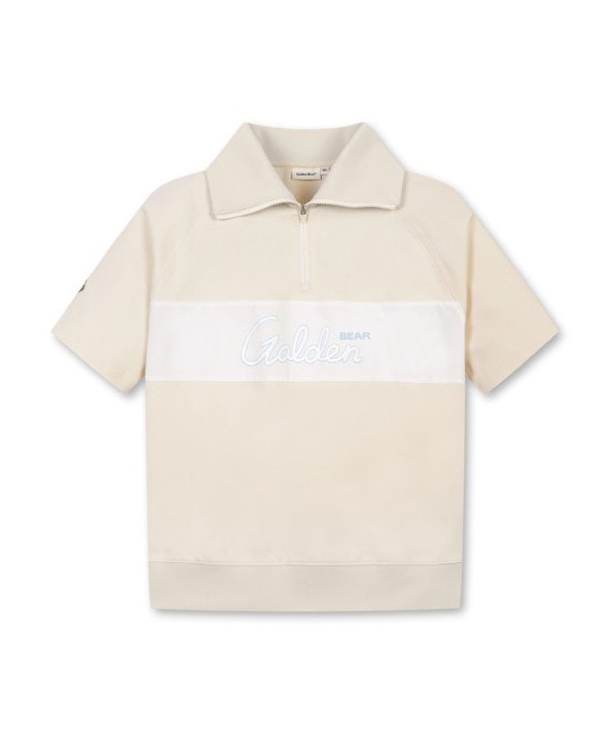 골든베어(GOLDEN BEAR) (W) Chest Boarder Half Zip-up T-shirt G5TAM26271BEX
