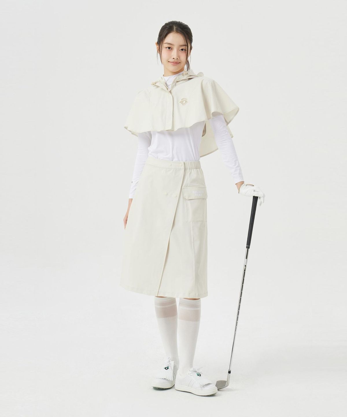 골든베어(GOLDEN BEAR) (W) Wrap Skirt G5KCM26301BEX