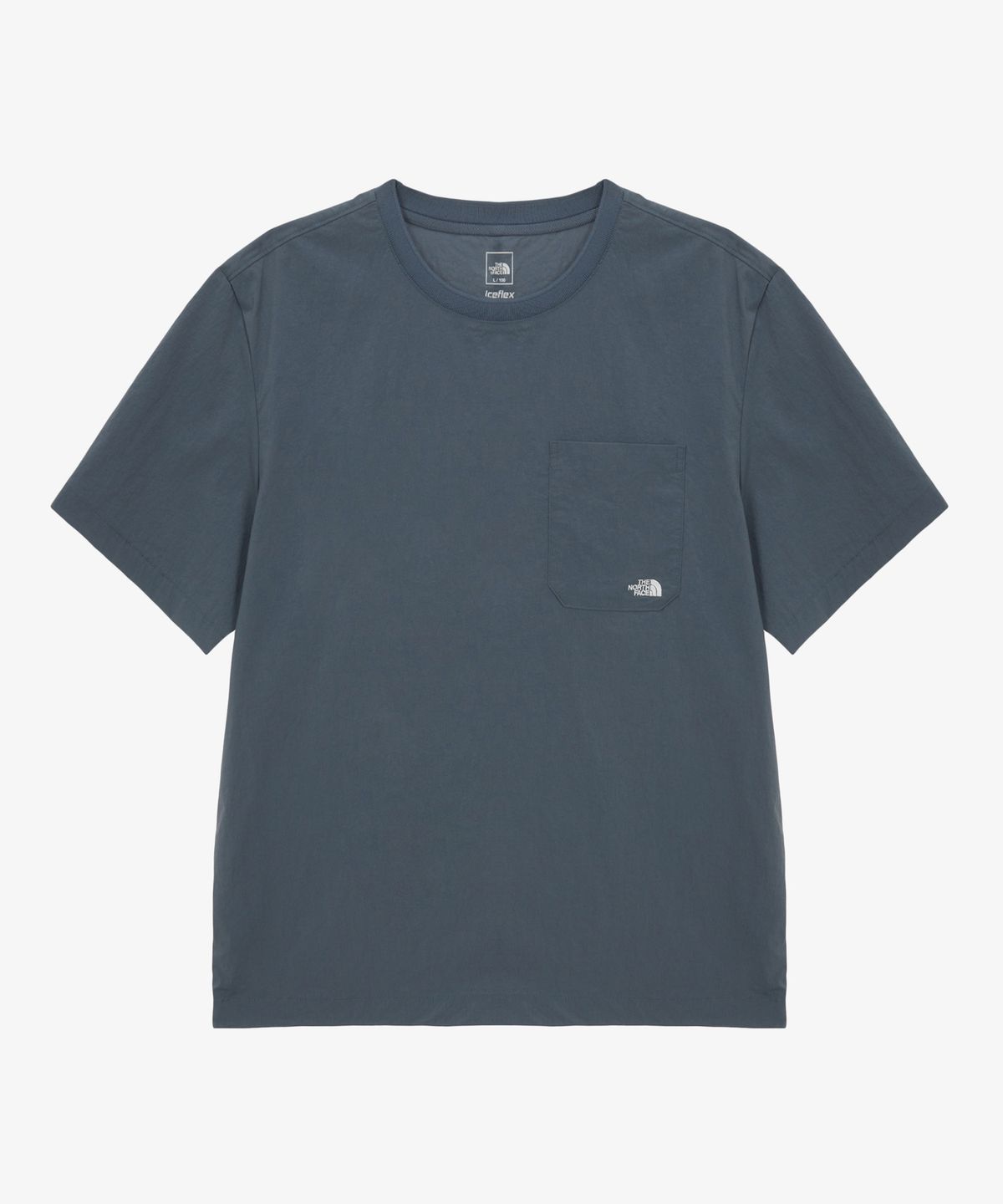 노스페이스(THE NORTH FACE) NT7US25B 남성 프로스트 반팔 티 SMOKE BLUE