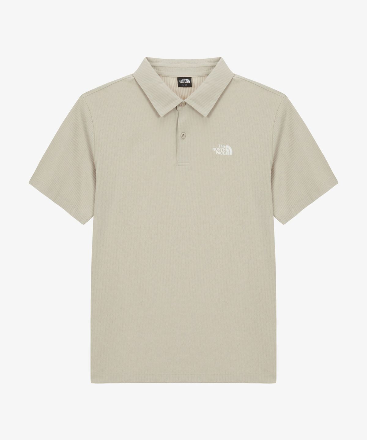 노스페이스(THE NORTH FACE) NT7PS01D 남성 스윙 반팔 폴로 WHITE SAND