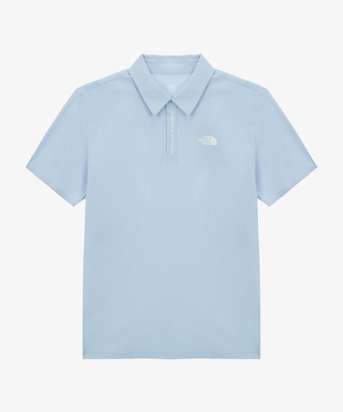 노스페이스(THE NORTH FACE) NT7PS02D 남성 아이스그린 반팔 폴로 LIGHT BLUE