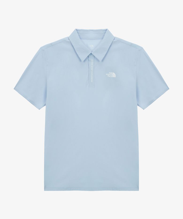 NT7PS02D 남성 아이스그린 반팔 폴로 LIGHT BLUE