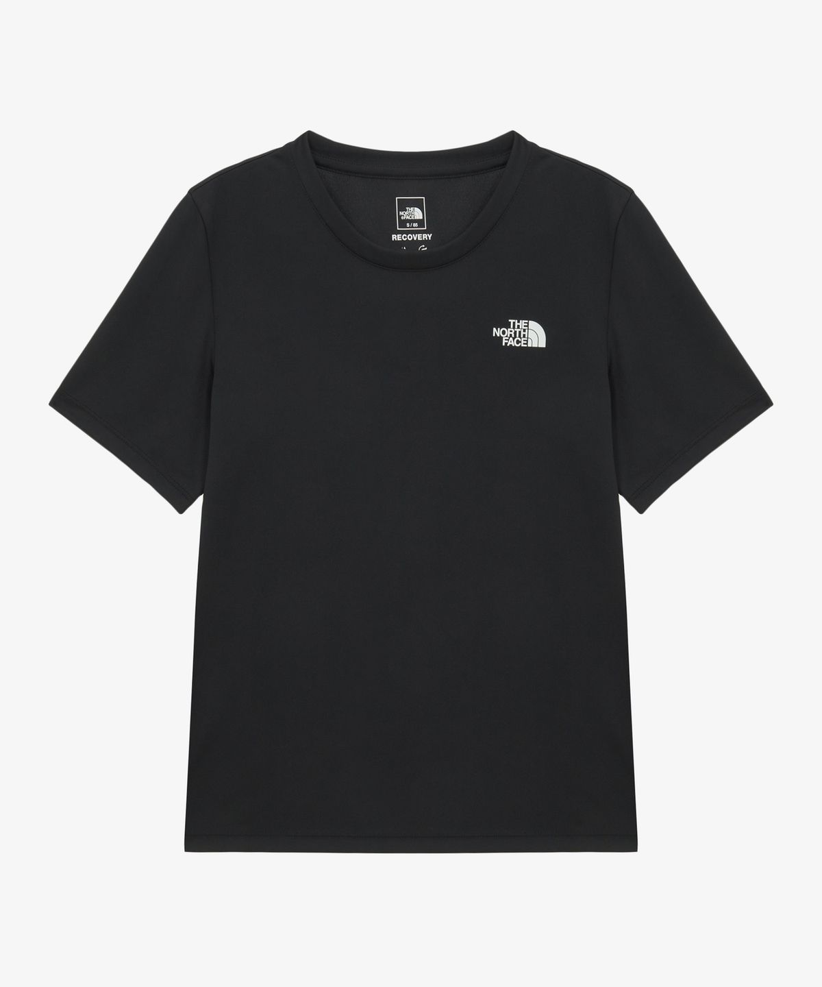 노스페이스(THE NORTH FACE) NT7US41A 여성 리커버리 반팔 티 BLACK