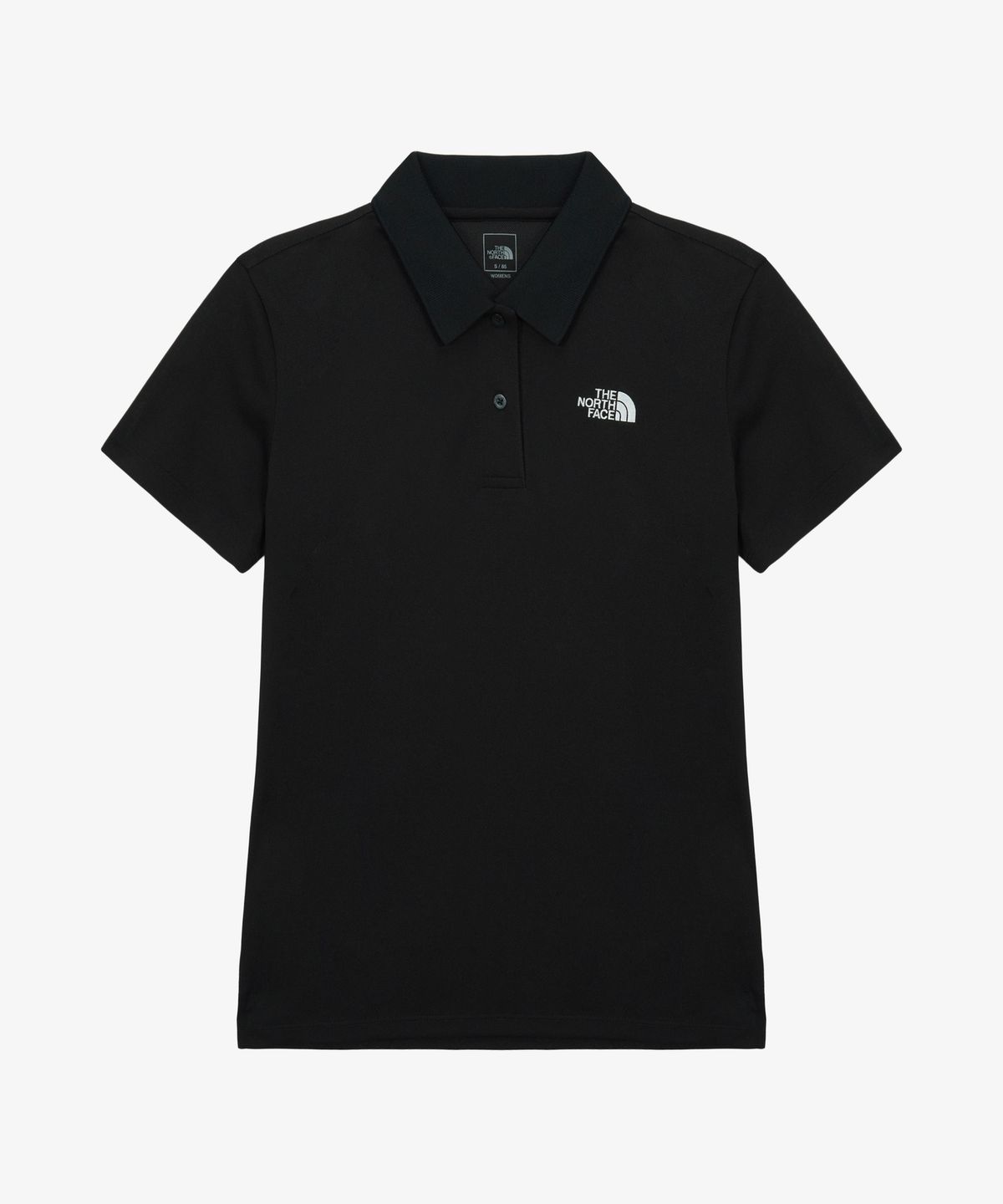 노스페이스(THE NORTH FACE) NT7PS33A 여성 쿨맥스 프라임 반팔 폴로 BLACK