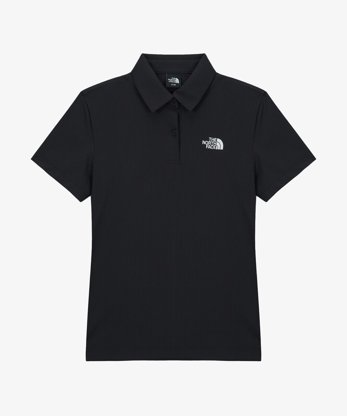 노스페이스(THE NORTH FACE) NT7PS31C 여성 스윙 반팔 폴로 BLACK