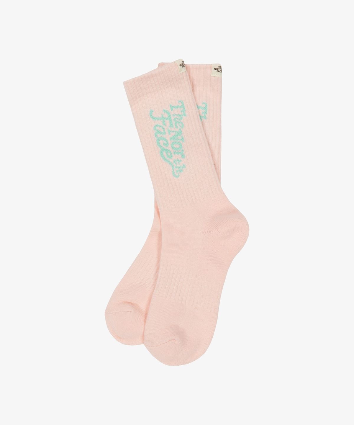 노스페이스(THE NORTH FACE) NY4MS01K 화이트라벨 레터링 삭스 SOFT PINK