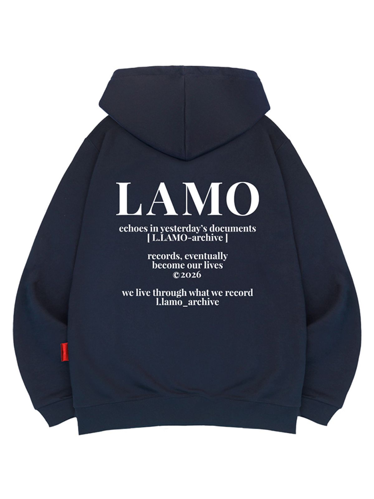 엘라모(LLAMO) LAMO아카이브 후드티 남녀공용 빅사이즈 M~4XL