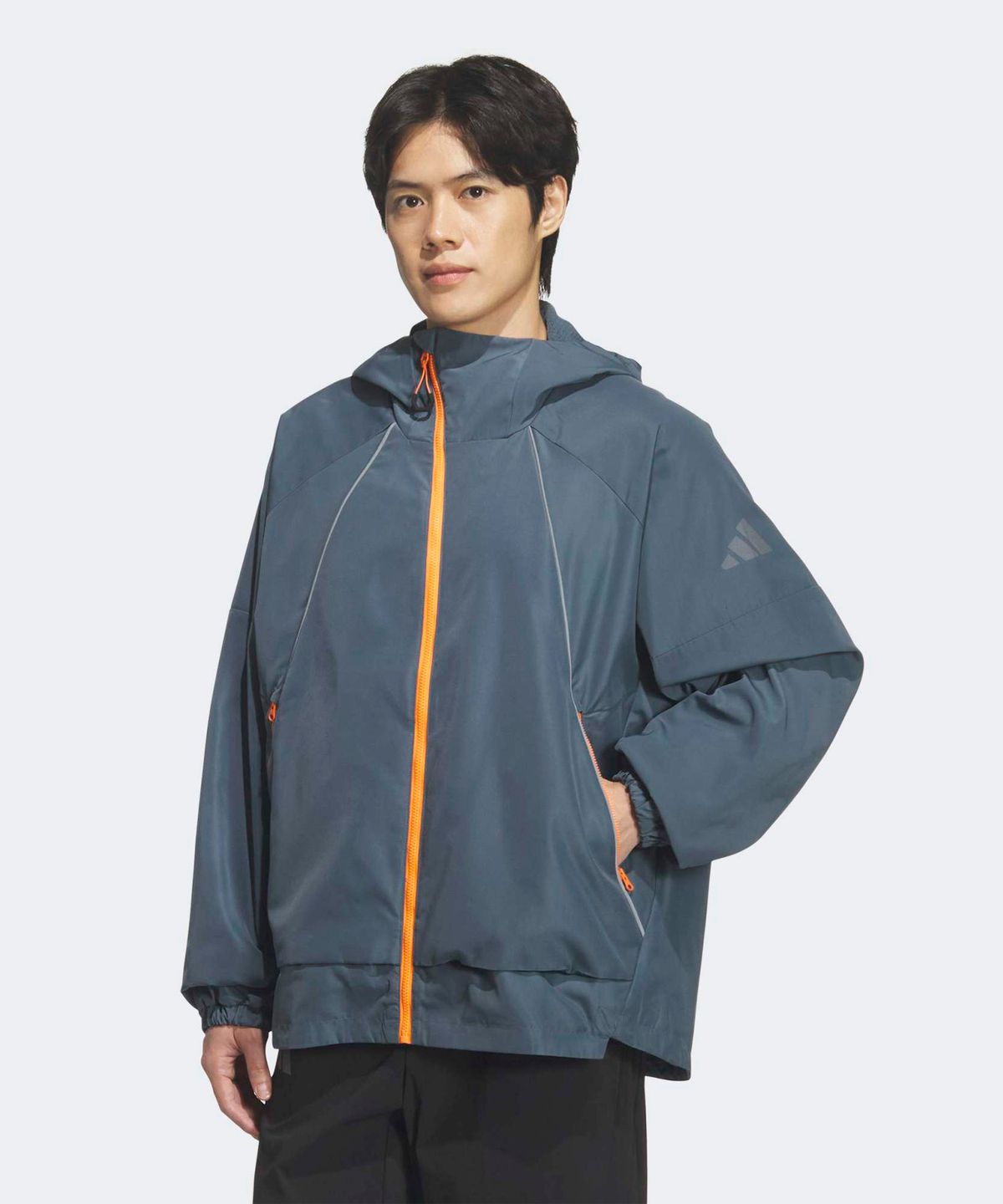 아디다스(ADIDAS) 테렉스 엑스플로릭 윈드 리지스턴트 트렌지션 재킷 - 블루 / KD4384