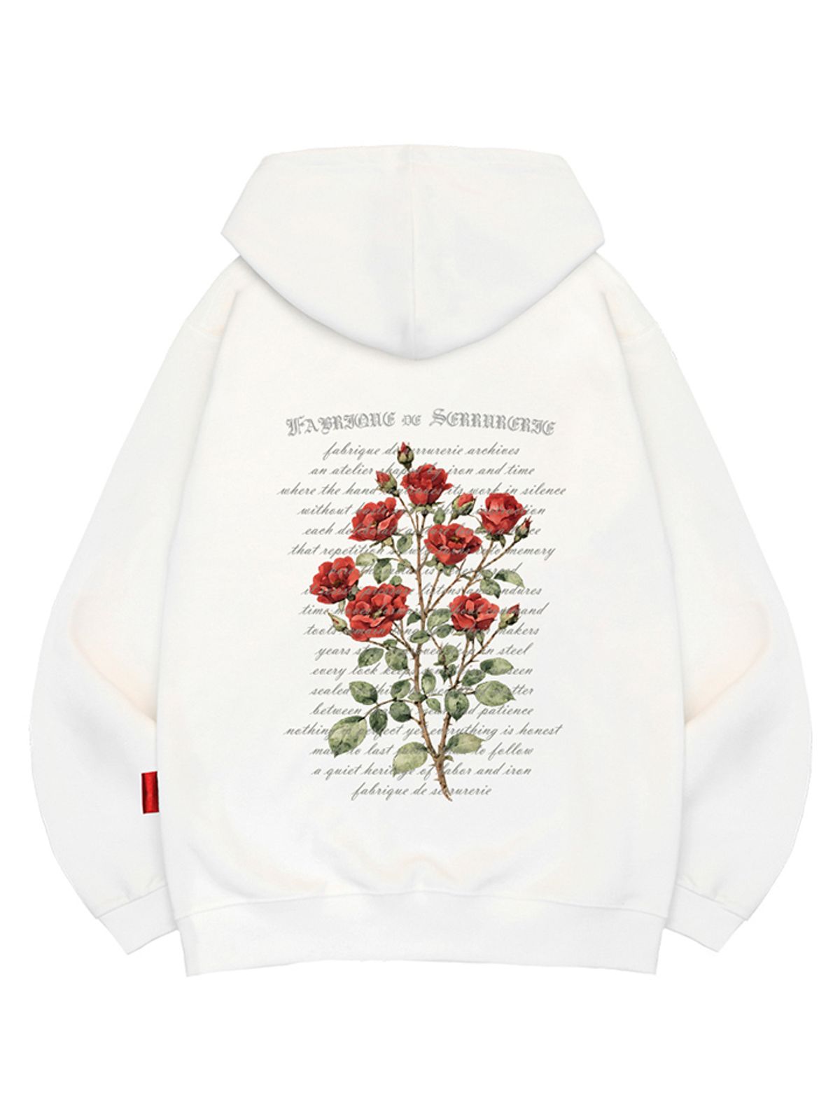 엘라모(LLAMO) 로즈루즈 후드티 남녀공용 빅사이즈 M~4XL