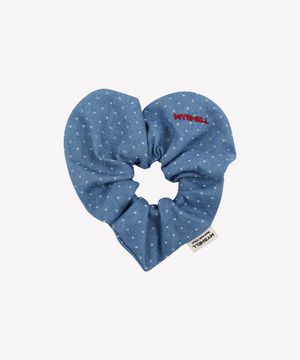 벨티 데님 하트 스크런치_40252HC