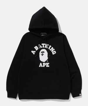 콜리지 풀오버 후드(M) BLACK