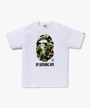 ABC 카모 BY BATHING APE 티셔츠(M) WHITE/GREEN