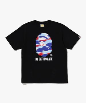 스크린 카모 BY BATHING APE 티셔츠(M) BLACK