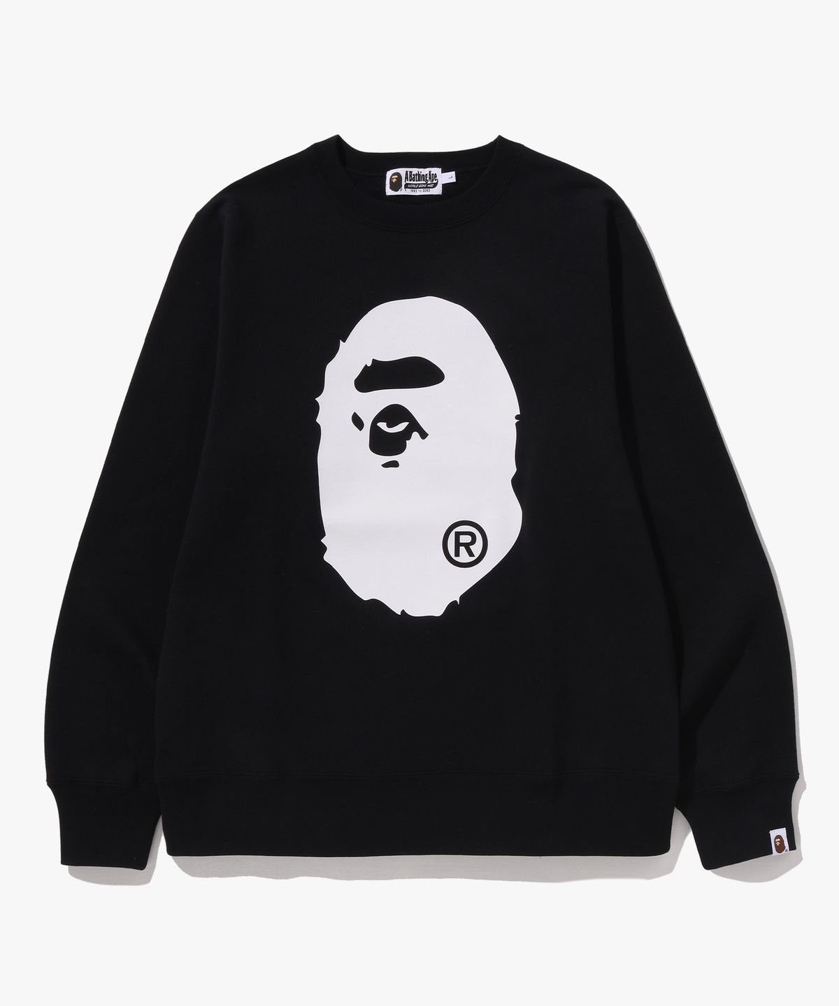 베이프(BAPE) 빅 에이프 헤드 크루넥 스웨트셔츠(M) BLACK