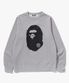 빅 에이프 헤드 크루넥 스웨트셔츠(M) GRAY