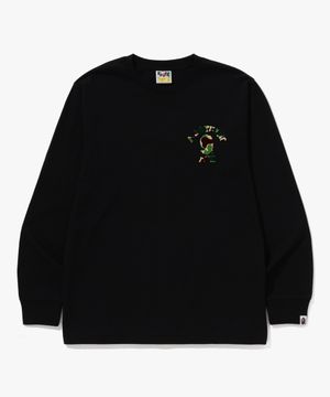 ABC 카모 콜리지 ATS 롱슬리브 티셔츠(M) BLACK/GREEN