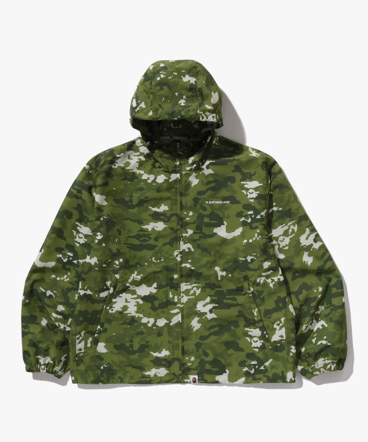 베이프(BAPE) 멀티 픽셀 카모 후디드 자켓(M) GREEN