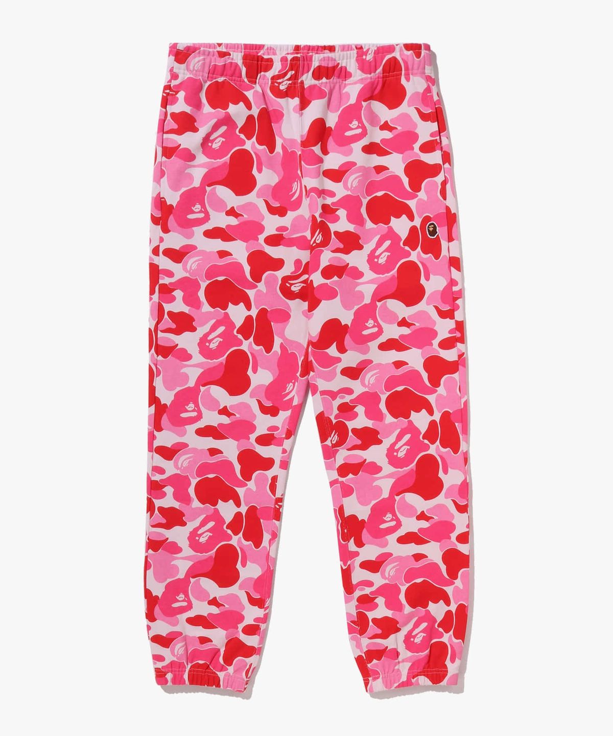 베이프(BAPE) ABC 카모 에이프 헤드 원 포인트 스웨트 팬츠(M) PINK