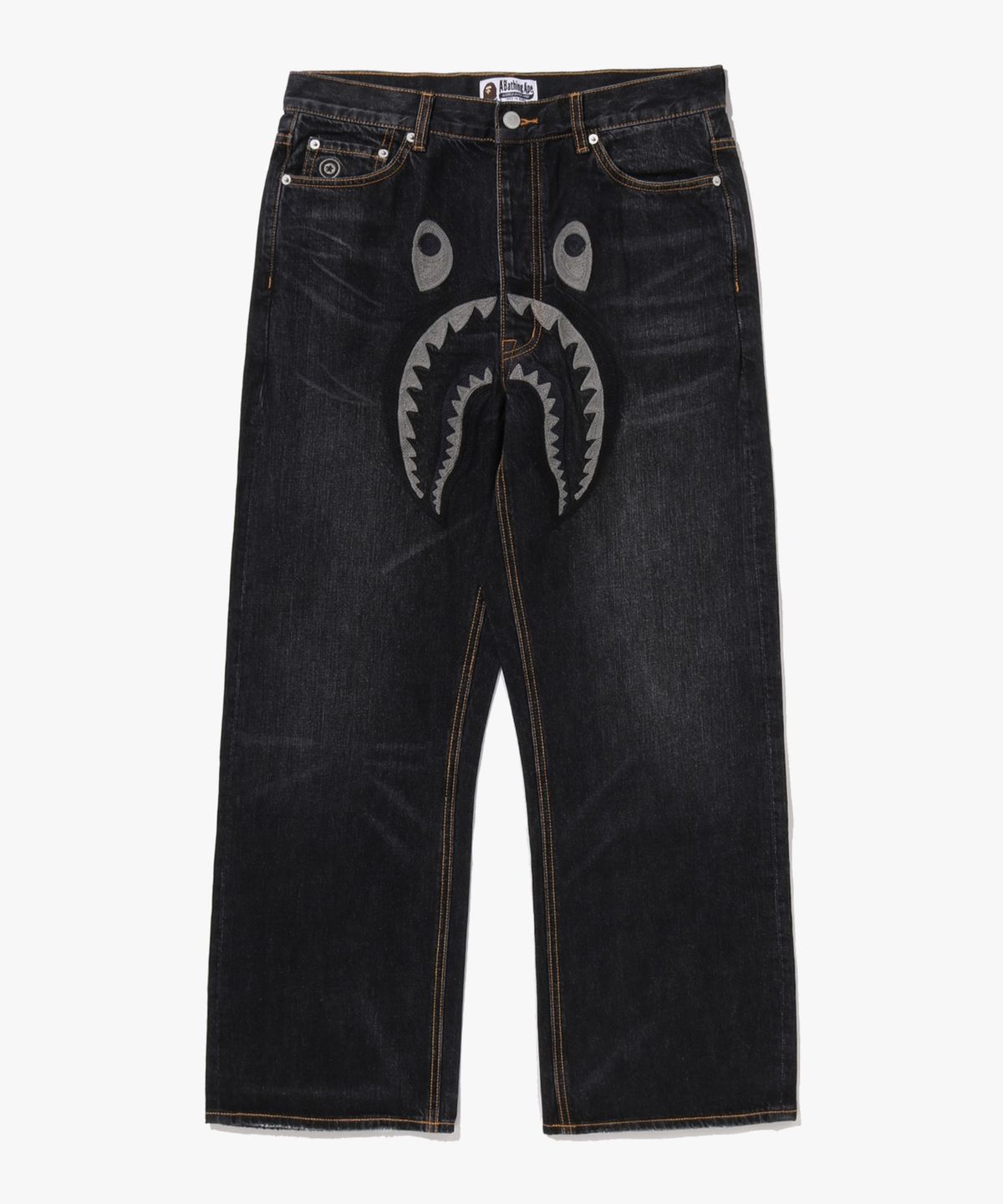 베이프(BAPE) 샤크 릴렉스드 핏 데님 팬츠(M) INDIGO