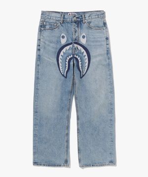 샤크 릴렉스드 핏 데님 팬츠(M) LIGHTINDI