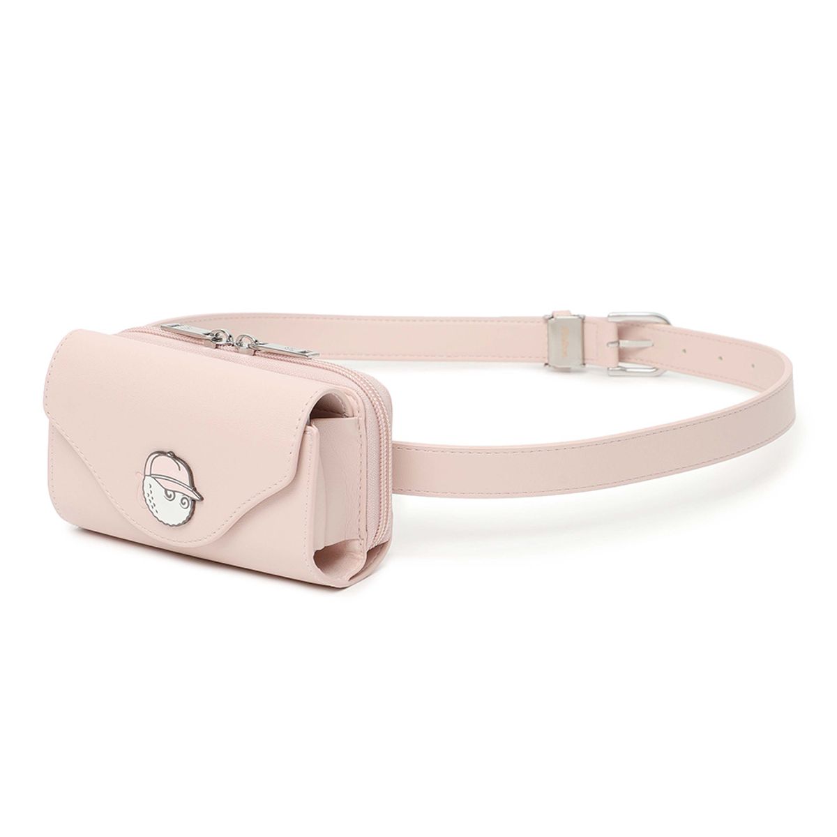 말본 골프(MALBON GOLF) M 로고 포인트 볼마커 벨트백 PINK (WOMAN)