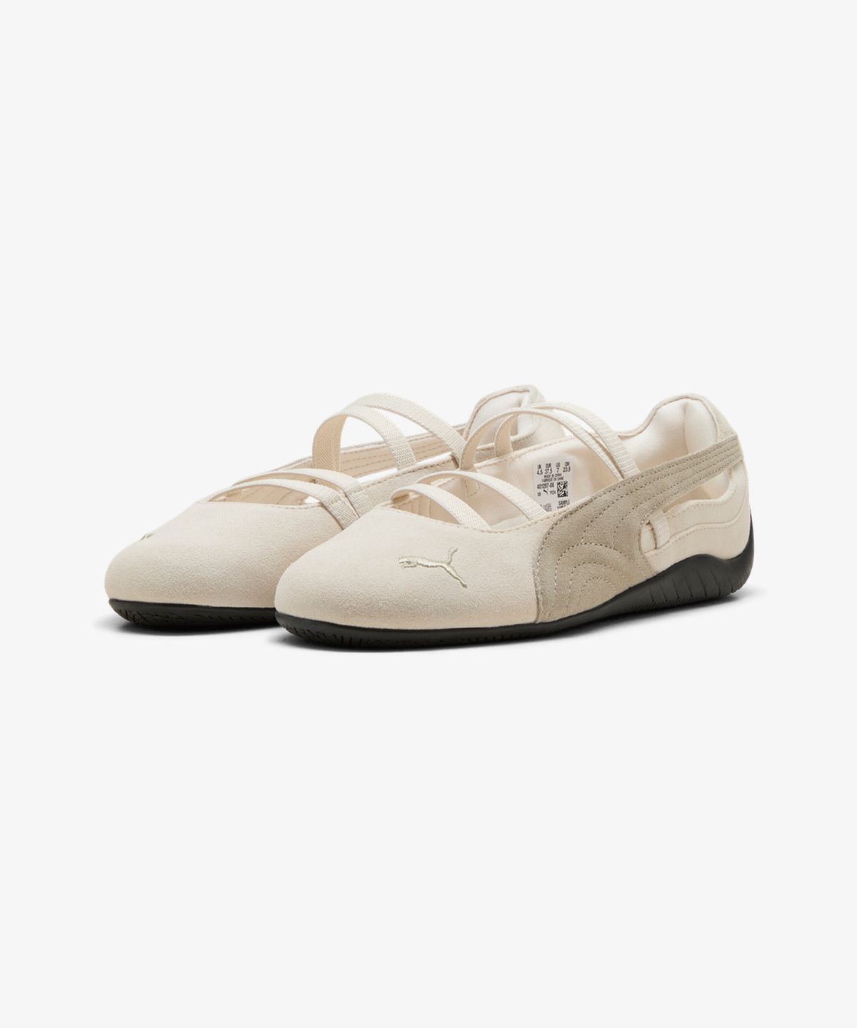푸마(PUMA) 스피드캣 발렛 스웨이드 우먼스 - 알파인스노우:블랙 / 401287-08