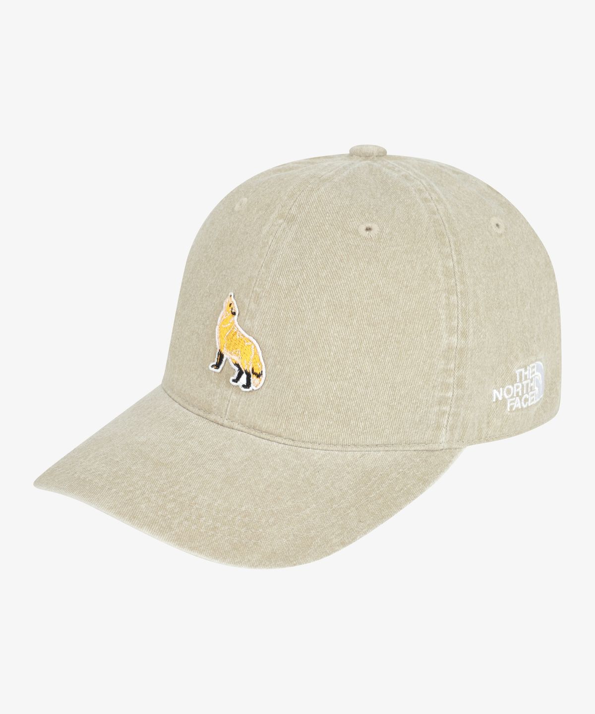 노스페이스(THE NORTH FACE) NE3CS06M 화이트라벨 로고 볼 캡 와펜 BEIGE
