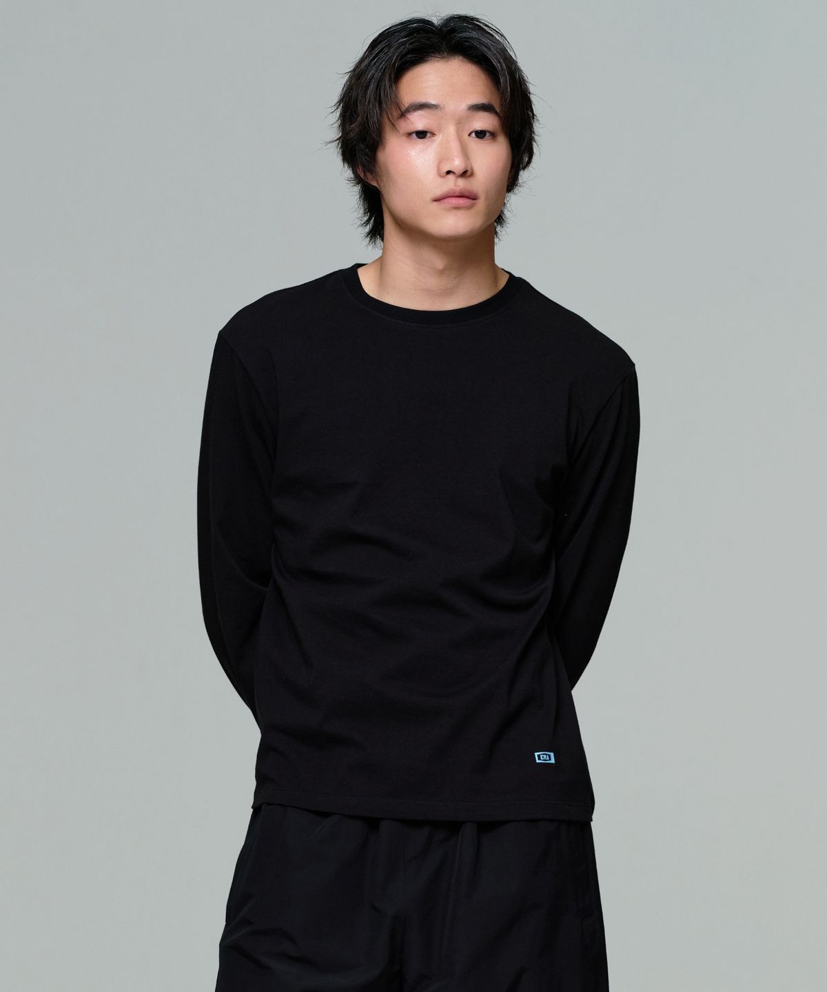 이알에이(ERA) MEN ERA ESSENTIAL LS T - BLACK
