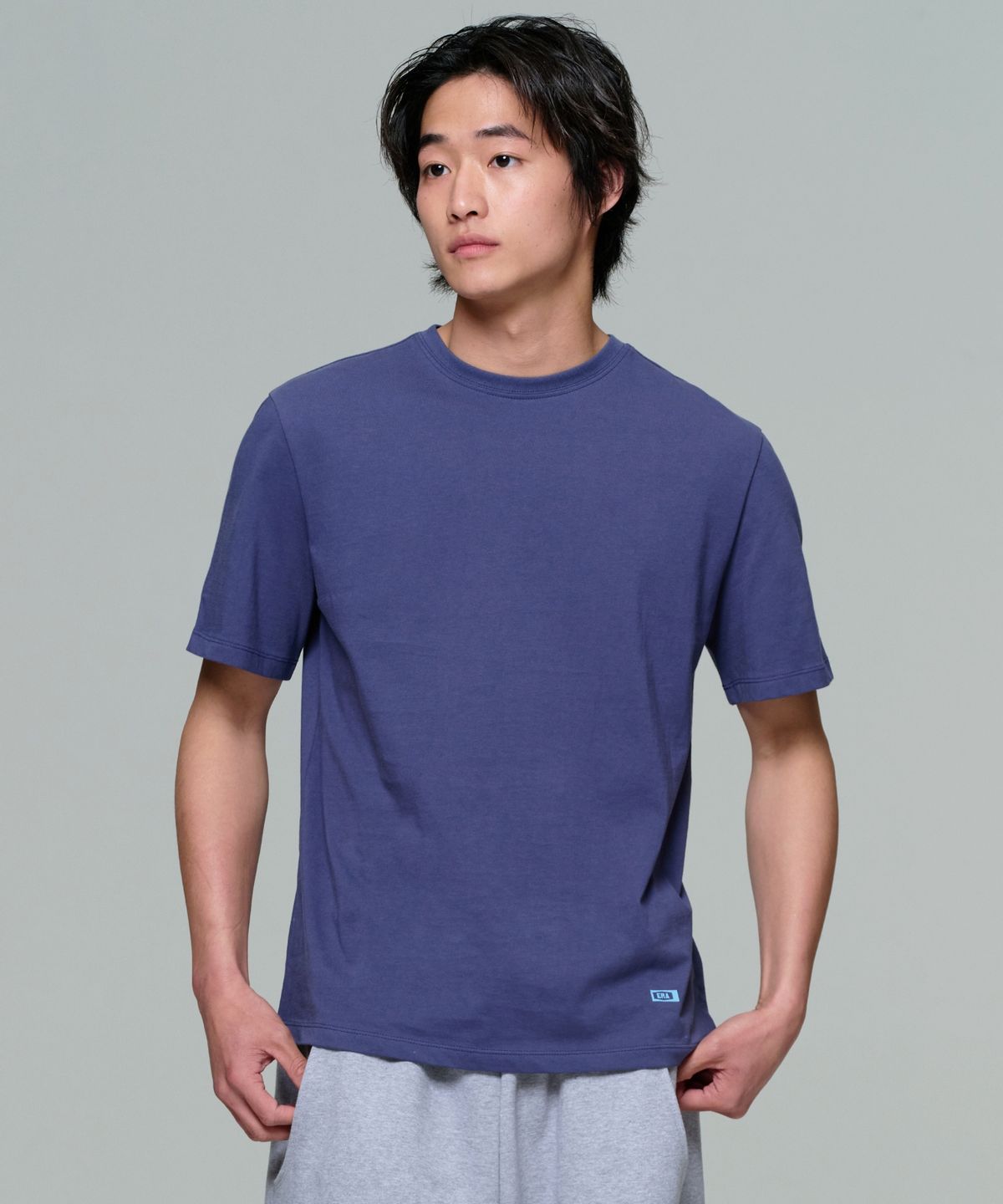 이알에이(ERA) MEN ERA ESSENTIAL T - WASHED NAVY
