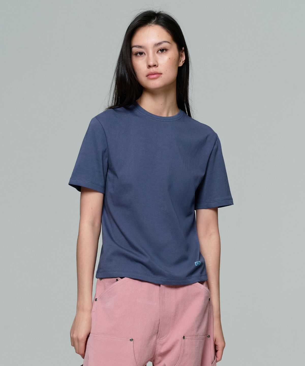 이알에이(ERA) WOMEN ERA ESSENTIAL T - WASHED NAVY