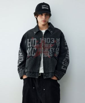 [BV] 비트닉 데님 셋업 자켓 다크 그레이_HH16103002