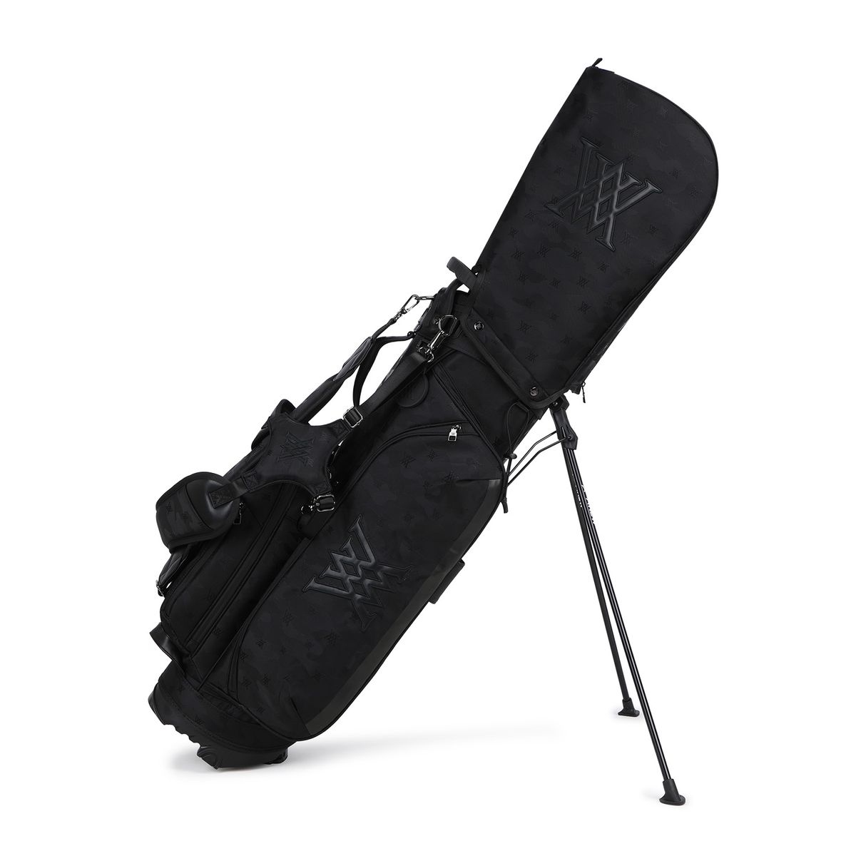 어뉴골프(ANEW GOLF) 9 UNI MILITARY STAND BAG_BK