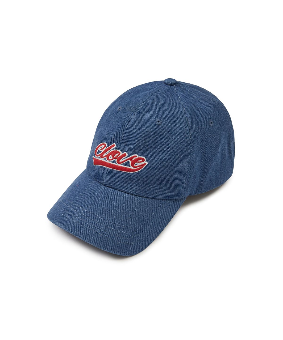 클로브(CLOVE) [26SS clove] Denim Classic Logo Ball Cap (Blue)