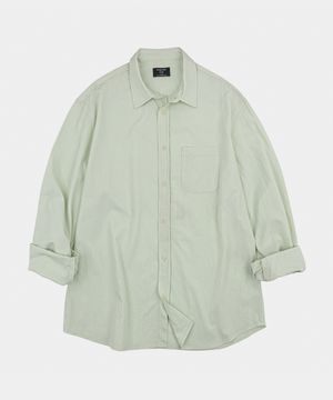 에센셜 페이퍼 솔리드 셔츠 페퍼민트