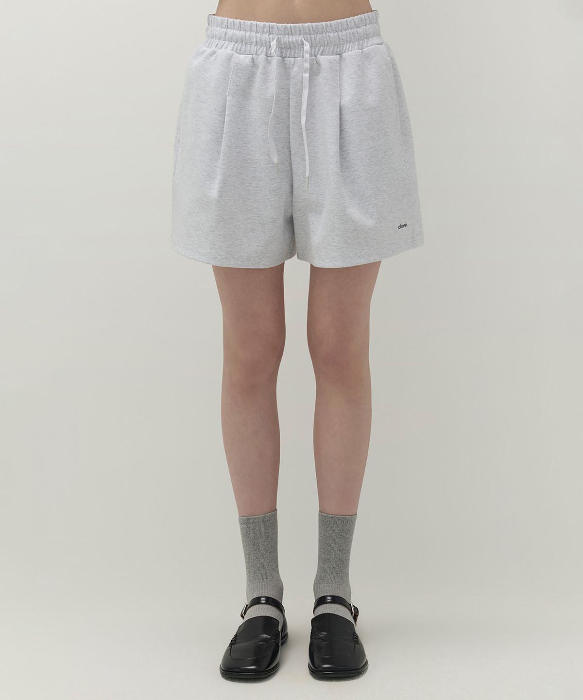 클로브(CLOVE) [26SS clove] Essential Banding Shorts (Light Grey)