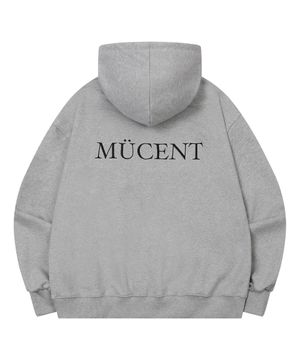 어핏 백 레터링 후드 티 남녀공용 (2컬러)