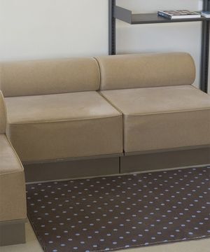 스탠다드도트 포그니 러그 먼지없는 극세사 미끄럼방지 사계절 거실 침실 카페트