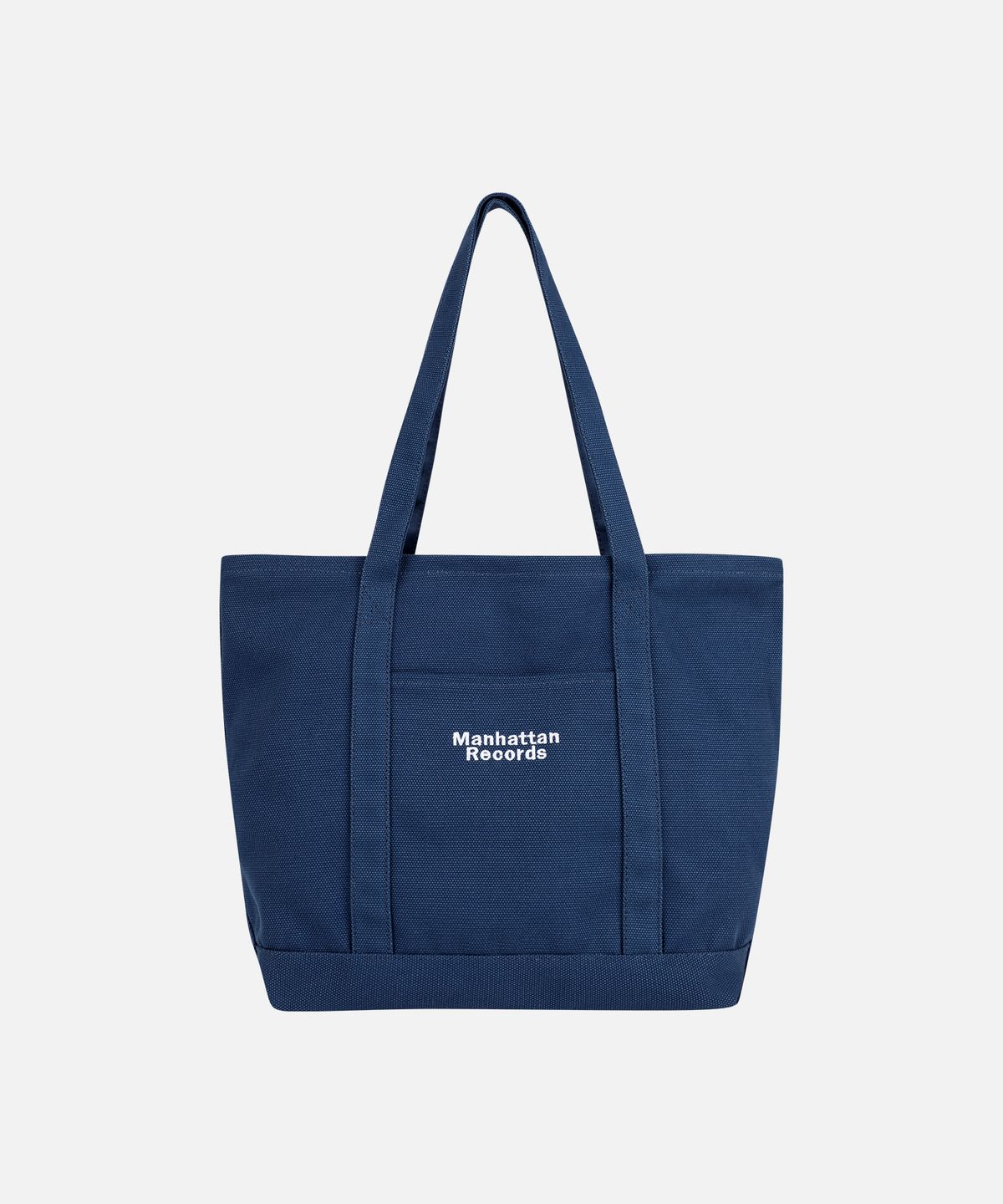 맨하탄레코즈(MANHATTAN RECORDS) MR Canvas Vinyl Tote Bag - Navy
