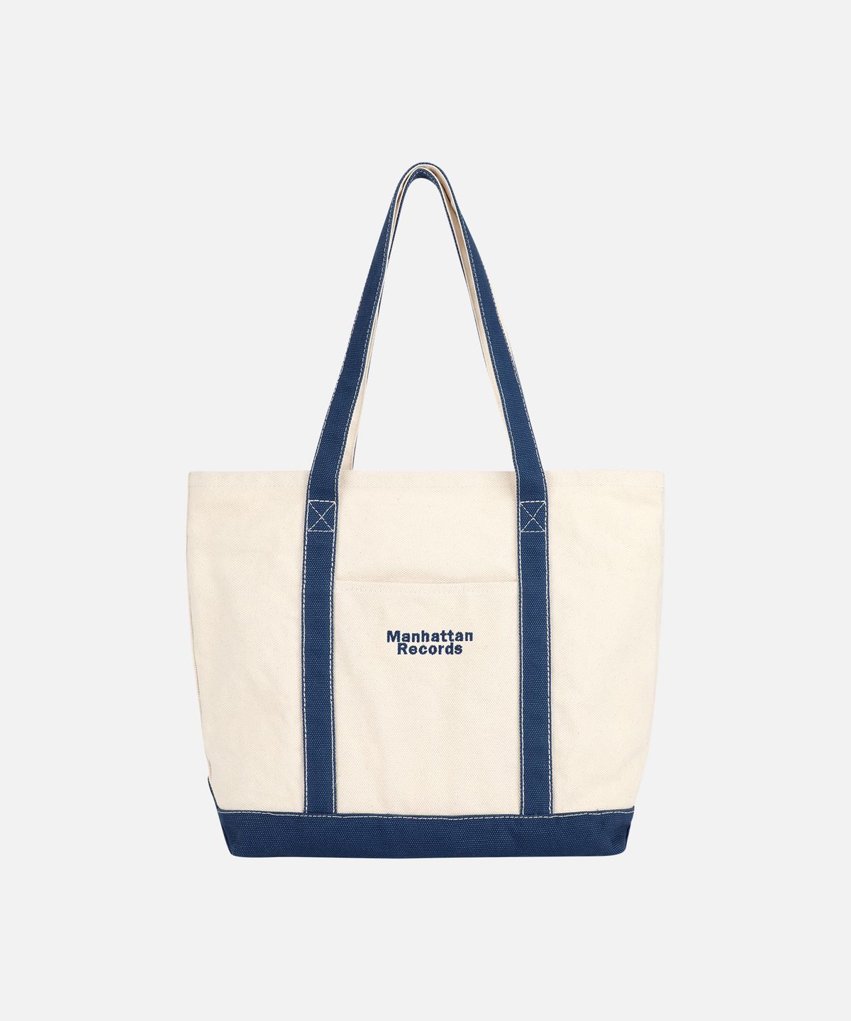 맨하탄레코즈(MANHATTAN RECORDS) MR Canvas Vinyl Tote Bag - Ivory