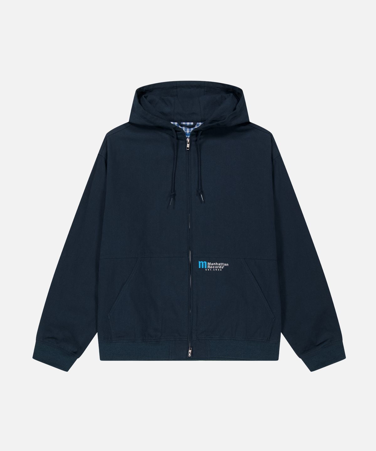 맨하탄레코즈(MANHATTAN RECORDS) MR Canvas Work Jacket - Navy