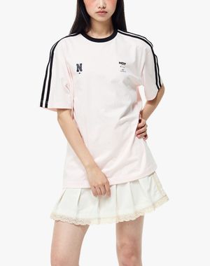 스포티 NY 반팔 티셔츠 라이트핑크