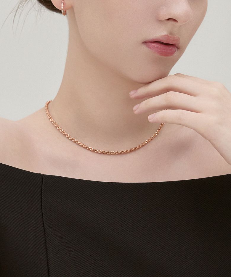 J.Livera 14K 로프체인 목걸이 (JJJTNQ6B3005R4450)