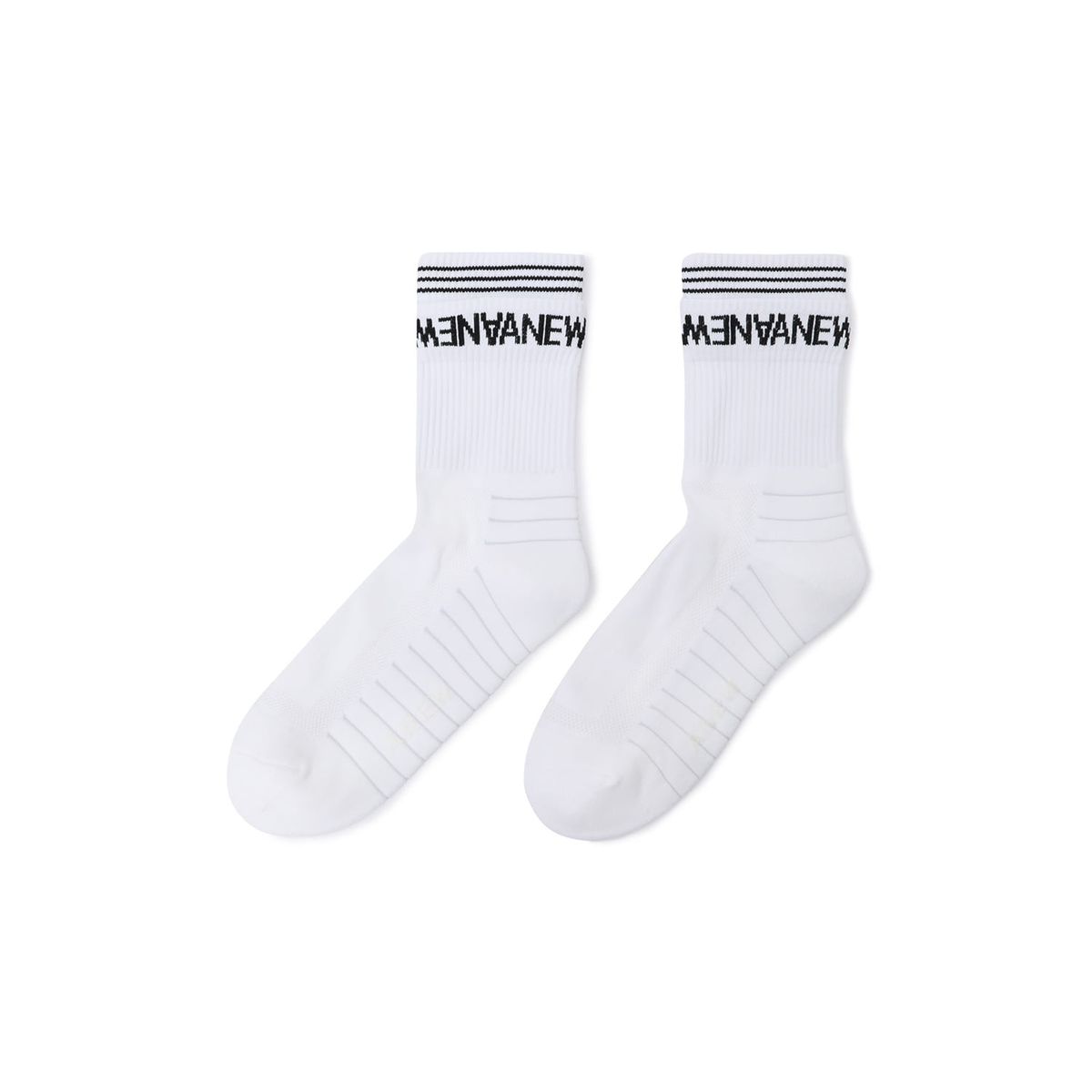 어뉴골프(ANEW GOLF) MEN ESSENTIAL MIDDLE SOCKS_WH