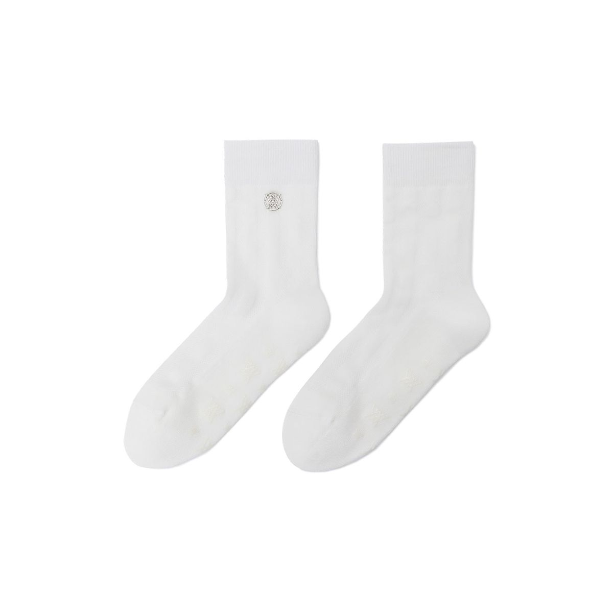 어뉴골프(ANEW GOLF) WOMEN COLOR POP MIDDLE SOCKS_WH